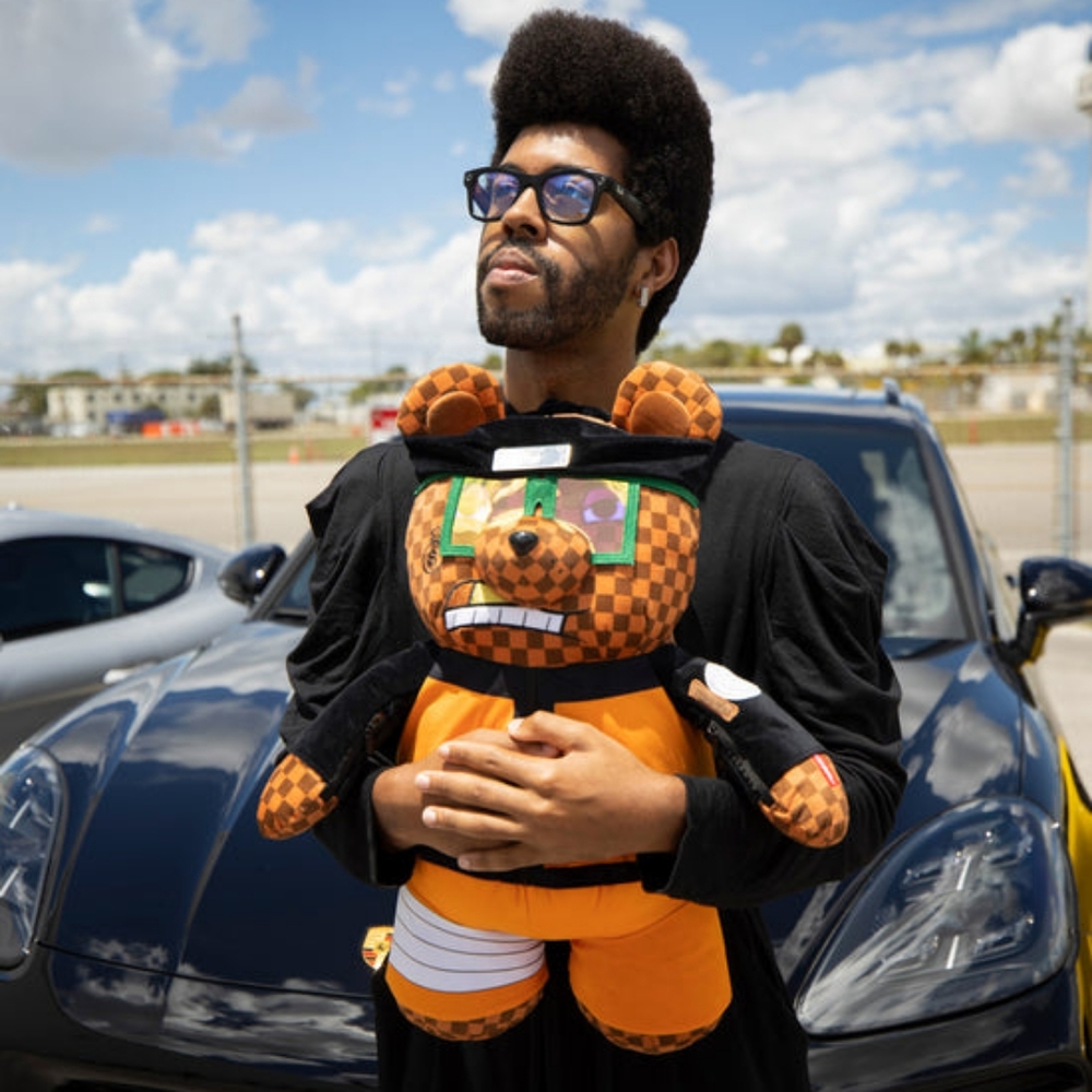💞SPRAYGROUND Naruto Money Bear Teddy Bear Backpack